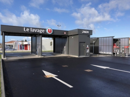 station de lavage U